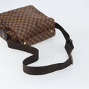 LOUIS VUITTON Damier Ebene Naviglio Shoulder Bag N45255 LV Auth BA8745-7