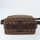 LOUIS VUITTON Damier Ebene Naviglio Shoulder Bag N45255 LV Auth BA8745-5