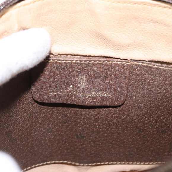 GUCCI GG Supreme Web Sherry Line Bag PVC Beige Gold 904 02 047 Auth BA8747