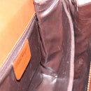 Salvatore Ferragamo Hand Bag Leather Brown Gold Auth BA8753-19