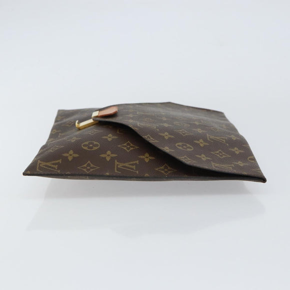 LOUIS VUITTON Monogram Posh Plate Briefcase M53522 LV Auth BA8758