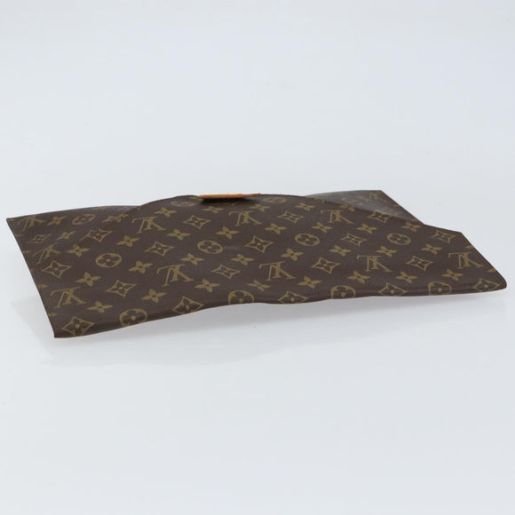 LOUIS VUITTON Monogram Posh Plate Briefcase M53522 LV Auth BA8758