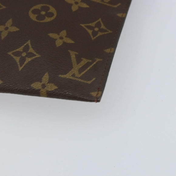 LOUIS VUITTON Monogram Posh Plate Briefcase M53522 LV Auth BA8758