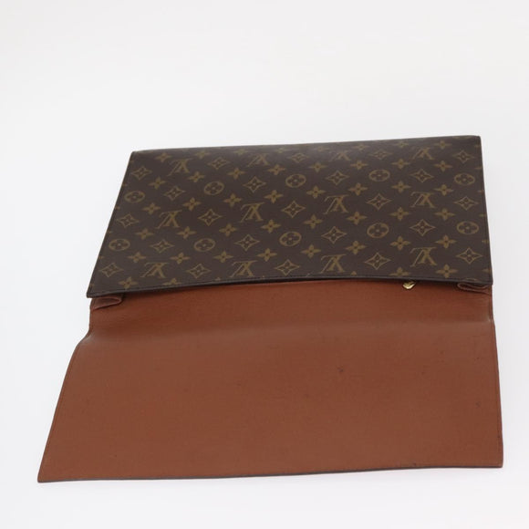 LOUIS VUITTON Monogram Porte Envelope Clutch Bag M51801 LV Auth BA8759