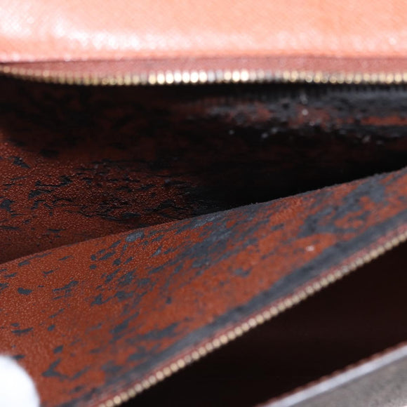 LOUIS VUITTON Monogram Porte Envelope Clutch Bag M51801 LV Auth BA8759