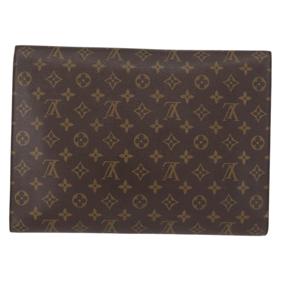 LOUIS VUITTON Monogram Porte Envelope Clutch Bag M51801 LV Auth BA8759