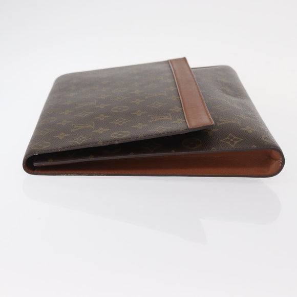 LOUIS VUITTON Monogram Porte Envelope Clutch Bag M51801 LV Auth BA8759