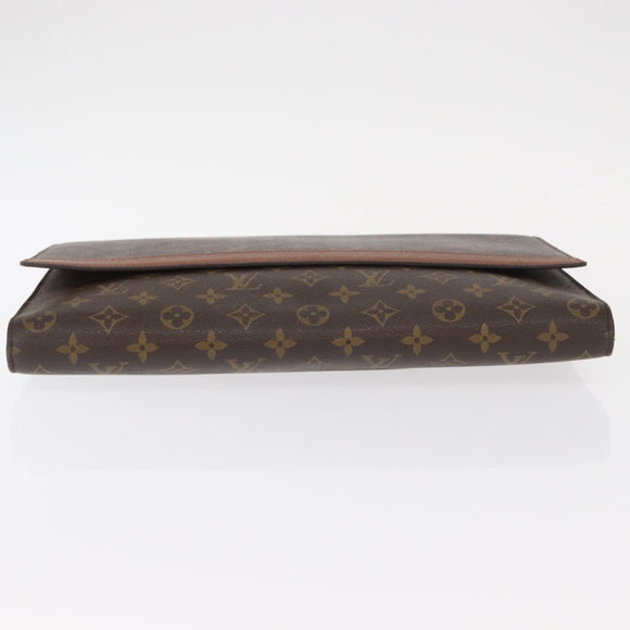 LOUIS VUITTON Monogram Porte Envelope Clutch Bag M51801 LV Auth BA8759