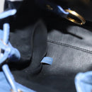 Christian Dior Backpack Leather Blue Auth BA875SAV-21
