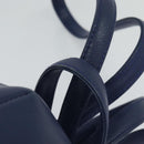 Christian Dior Backpack Leather Blue Auth BA875SAV-8
