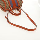 GUCCI GG Canvas Sherry Line Hand Bag 2way Beige Gold 269876 Auth BA8760-10