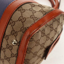 GUCCI GG Canvas Sherry Line Hand Bag 2way Beige Gold 269876 Auth BA8760-15