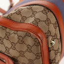 GUCCI GG Canvas Sherry Line Hand Bag 2way Beige Gold 269876 Auth BA8760-16