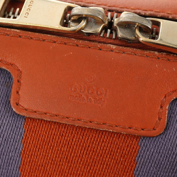 GUCCI GG Canvas Sherry Line Hand Bag 2way Beige Gold 269876 Auth BA8760