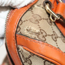 GUCCI GG Canvas Sherry Line Hand Bag 2way Beige Gold 269876 Auth BA8760-27