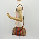 GUCCI GG Canvas Sherry Line Hand Bag 2way Beige Gold 269876 Auth BA8760-28