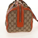 GUCCI GG Canvas Sherry Line Hand Bag 2way Beige Gold 269876 Auth BA8760-6