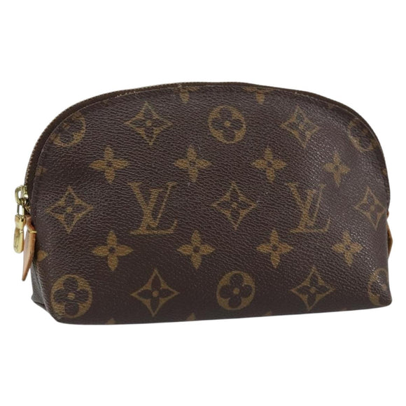 LOUIS VUITTON Monogram Pochette Cosmetic PM Pouch M43998 LV Auth BA8761