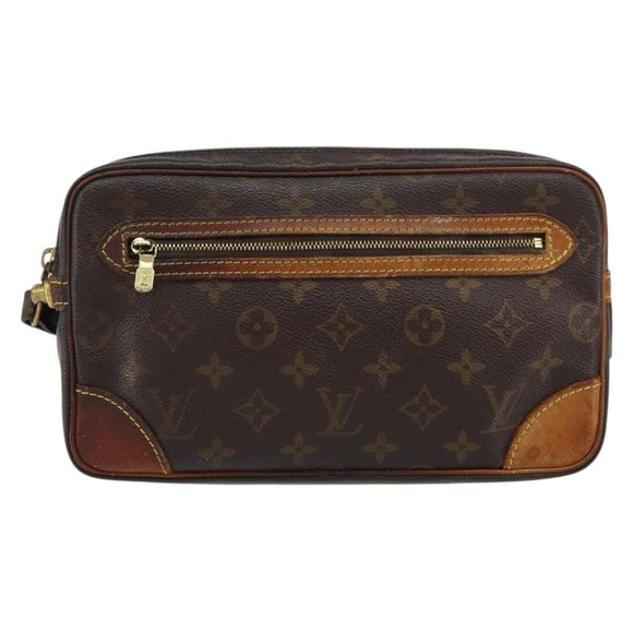 LOUIS VUITTON Monogram Marly Dragonne GM Clutch Bag M51825 LV Auth BA8769