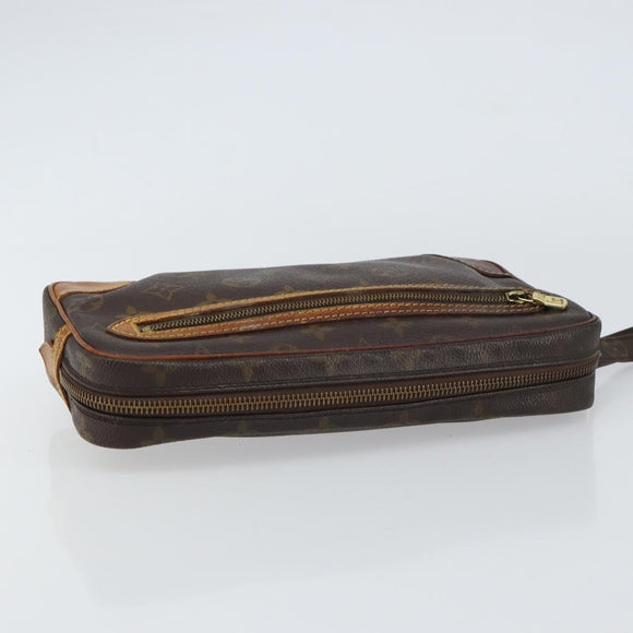 LOUIS VUITTON Monogram Marly Dragonne GM Clutch Bag M51825 LV Auth BA8769