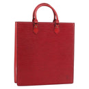 LOUIS VUITTON Epi Sac Plat Hand Bag Red M5274E LV Auth BA8770-1