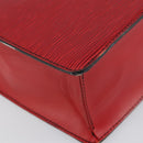 LOUIS VUITTON Epi Sac Plat Hand Bag Red M5274E LV Auth BA8770-14
