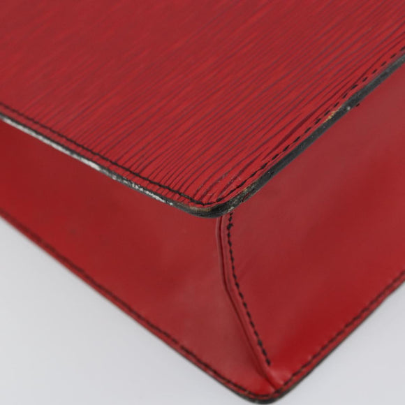 LOUIS VUITTON Epi Sac Plat Hand Bag Red M5274E LV Auth BA8770