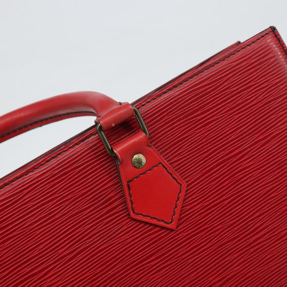 LOUIS VUITTON Epi Sac Plat Hand Bag Red M5274E LV Auth BA8770