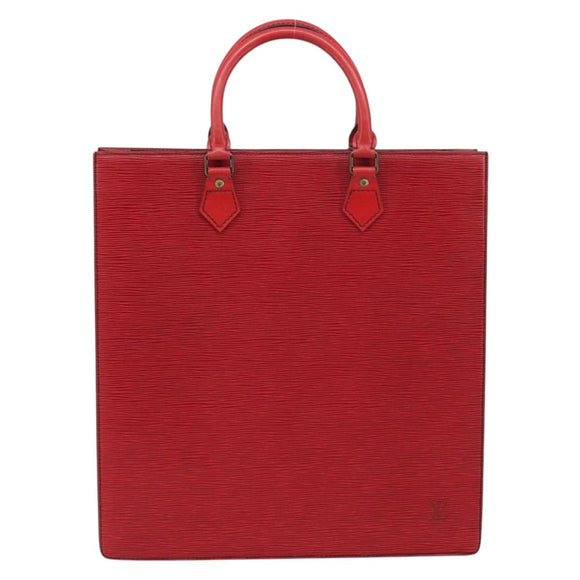 LOUIS VUITTON Epi Sac Plat Hand Bag Red M5274E LV Auth BA8770