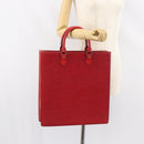 LOUIS VUITTON Epi Sac Plat Hand Bag Red M5274E LV Auth BA8770-22