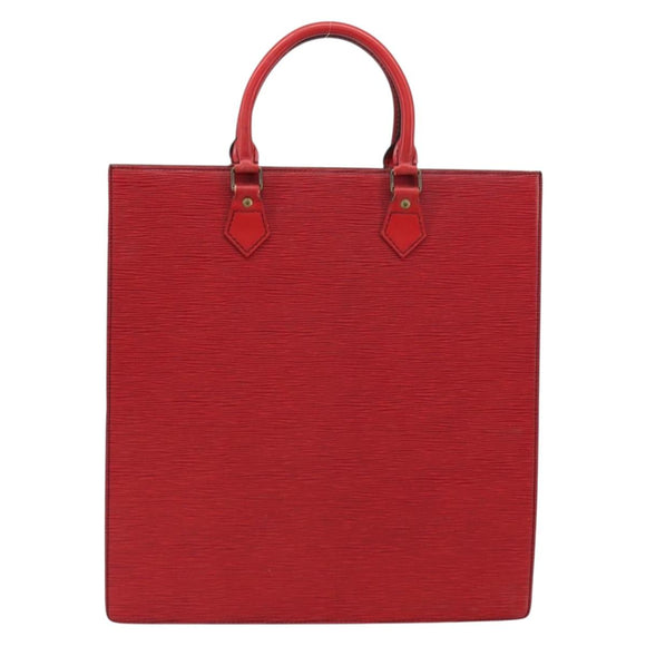 LOUIS VUITTON Epi Sac Plat Hand Bag Red M5274E LV Auth BA8770