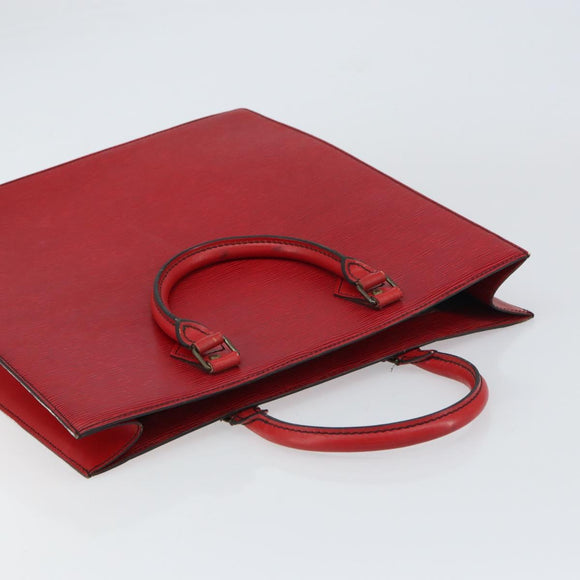 LOUIS VUITTON Epi Sac Plat Hand Bag Red M5274E LV Auth BA8770