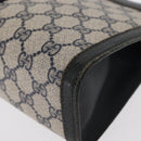 GUCCI GG Supreme Sherry Line Clutch Bag PVC Red Navy 84 014 2125 28 Auth BA8773-15