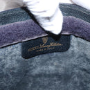 GUCCI GG Supreme Sherry Line Clutch Bag PVC Red Navy 84 014 2125 28 Auth BA8773-9