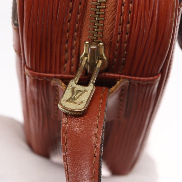 LOUIS VUITTON Epi Jeune FilleMM Shoulder Bag Brown M52153 LV Auth BA8776