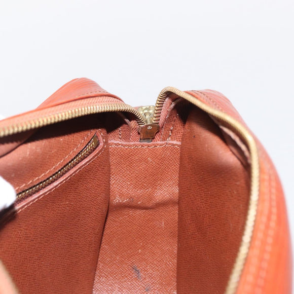 LOUIS VUITTON Epi Jeune FilleMM Shoulder Bag Brown M52153 LV Auth BA8776