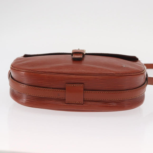 LOUIS VUITTON Epi Jeune FilleMM Shoulder Bag Brown M52153 LV Auth BA8776