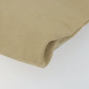 PRADA Hand Bag Canvas Silver Beige Auth BA8778-10