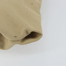 PRADA Hand Bag Canvas Silver Beige Auth BA8778-11