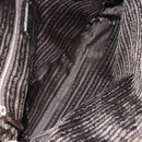 PRADA Hand Bag Canvas Silver Beige Auth BA8778-18