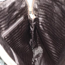 PRADA Hand Bag Canvas Silver Beige Auth BA8778-19