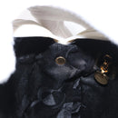 Salvatore Ferragamo Gancini Shoulder Bag Leather White Gold Auth BA8782-19