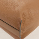 Chloe Kate Hand Bag Leather 2way Beige Gold Auth BA8784-18