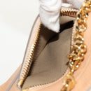 Chloe Kate Hand Bag Leather 2way Beige Gold Auth BA8784-20