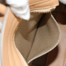 Chloe Kate Hand Bag Leather 2way Beige Gold Auth BA8784-25