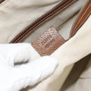 GUCCI GG Canvas Tote Bag Beige Gold 323673 Auth BA8793-11