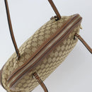 GUCCI GG Canvas Tote Bag Beige Gold 323673 Auth BA8793-6