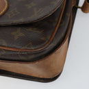 LOUIS VUITTON Monogram Cartouchiere MM Shoulder Bag M51253 LV Auth BA8798-14