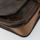 LOUIS VUITTON Monogram Cartouchiere MM Shoulder Bag M51253 LV Auth BA8798-15