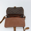 LOUIS VUITTON Monogram Cartouchiere MM Shoulder Bag M51253 LV Auth BA8798-19